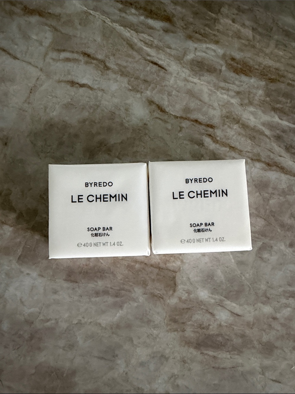 2 BRAND NEW BYREDO LE CHEMIN SOAPS! RARE only made for luxury hotel brand!